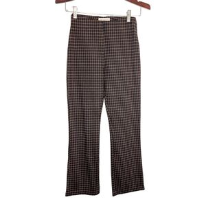 Urban Outfitters Cara High Waisted Pattern Kick Flare Pants Women's Small Petite